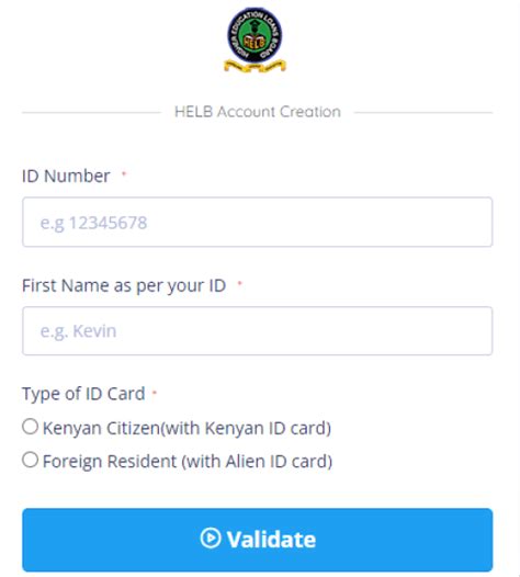 helb student verification number